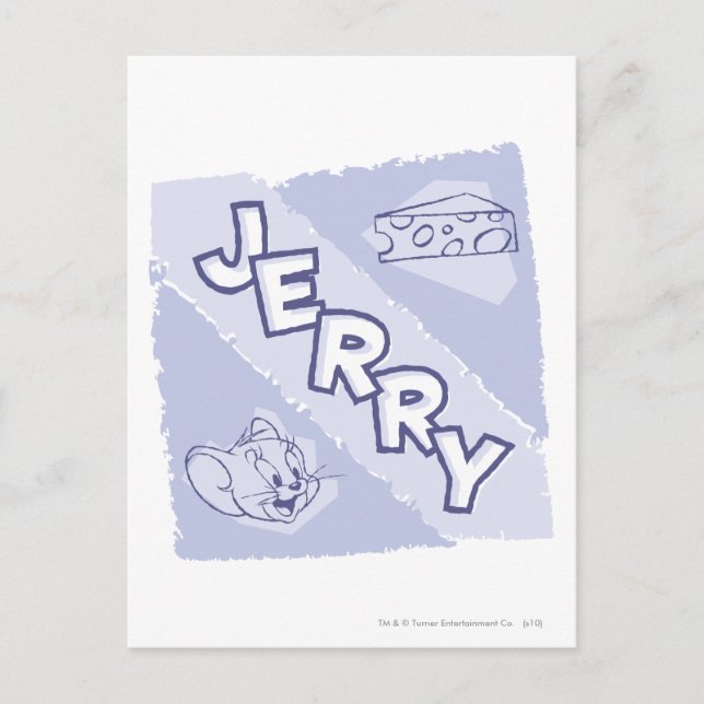Postal Logo de Jerry Blue Cheese (Anverso)