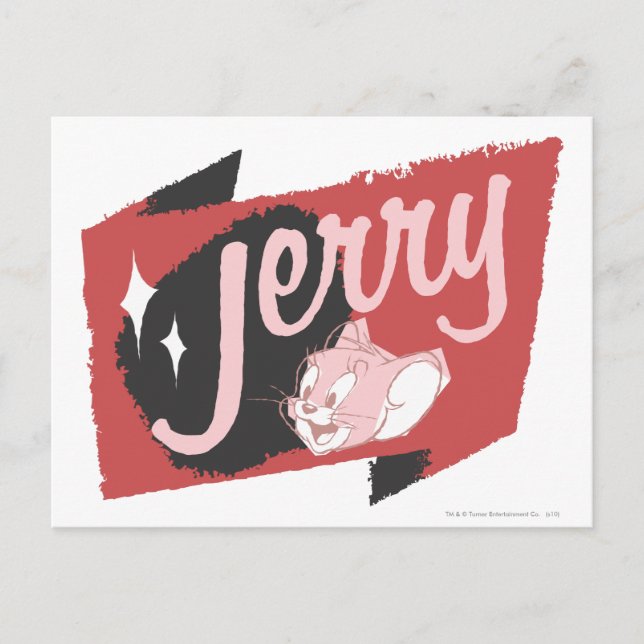Postal Logo de Jerry Red y Black (Anverso)