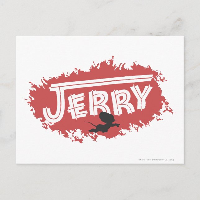 Postal Logo de Jerry Silhouette (Anverso)