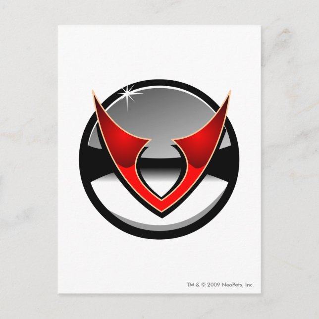 Postal Logo de la Estación Espacial de Virtupets de Team (Anverso)