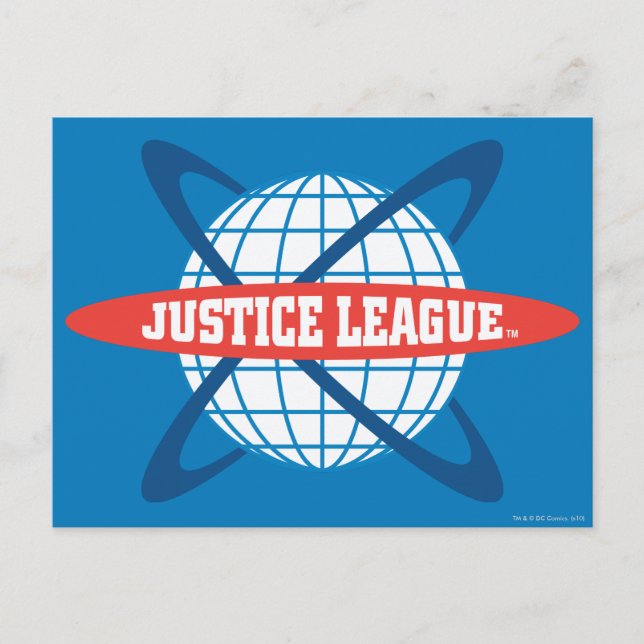 Postal Logo de la Liga de la Justicia (Anverso)