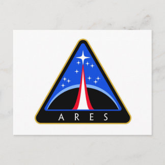 Postal Logo de la NASA Ares Rocks