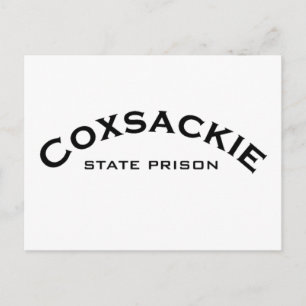 Postal Logo de la prisión estatal Coxsackie