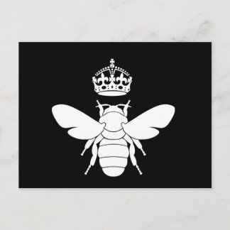 Postal Logo De La Reina Blanca... ¿Eres Una Abeja Reina?