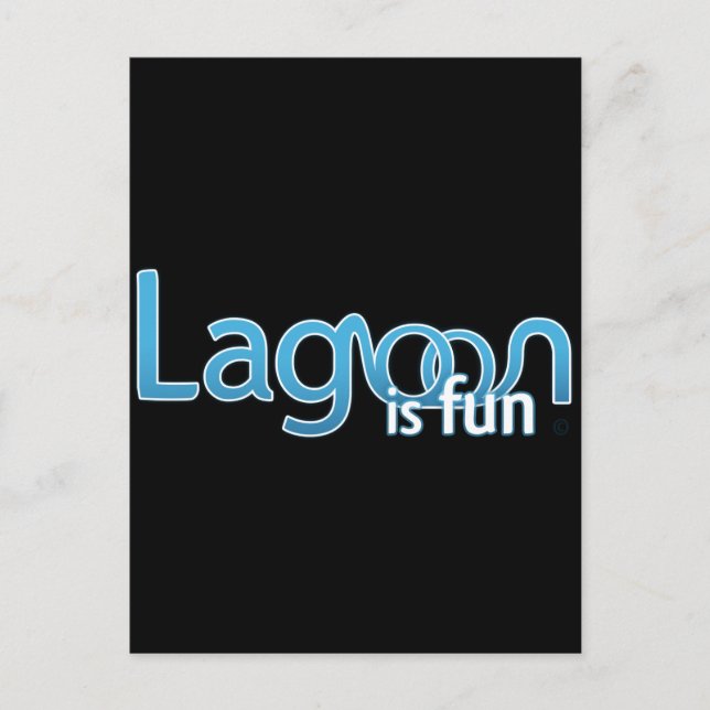 Postal Logo De Lagoon Is Fun (Anverso)