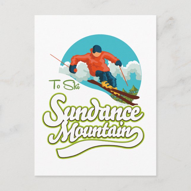 Postal Logo de los montes Sundance (Anverso)