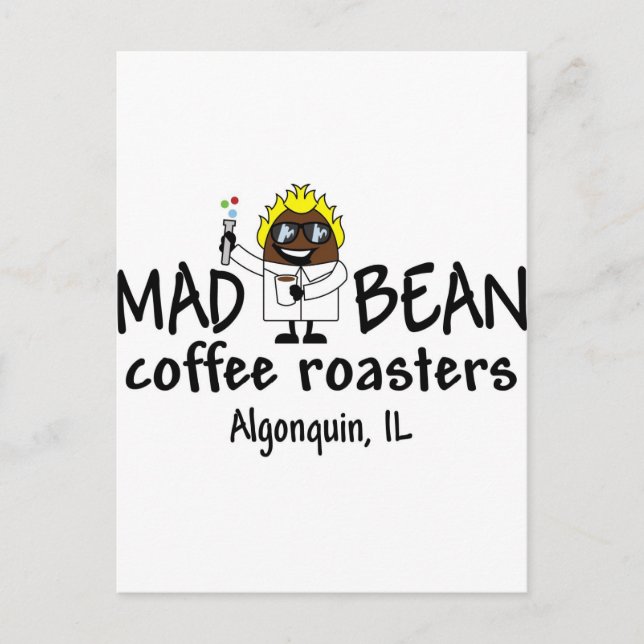 Postal Logo de Mad Bean (Anverso)