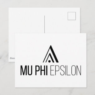 Postal Logo de Mu Phi Epsilon