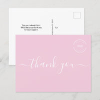 Logo de negocios simples de Pink White Modern grac