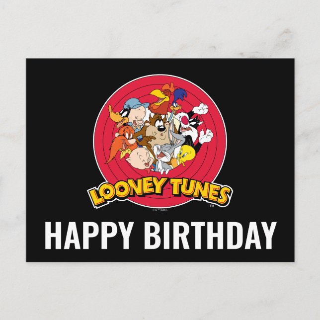 Postal Logo de Personaje de LOONEY TUNES™ (Anverso)