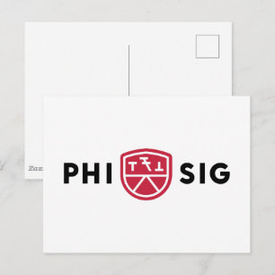 Postal Logo de Phi Sigma Kappa