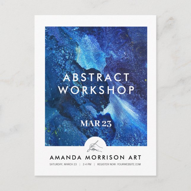 Postal Logo de pintores modernos (Anverso)