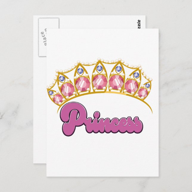 Postal logo de Princesa Tiara (Anverso / Reverso)