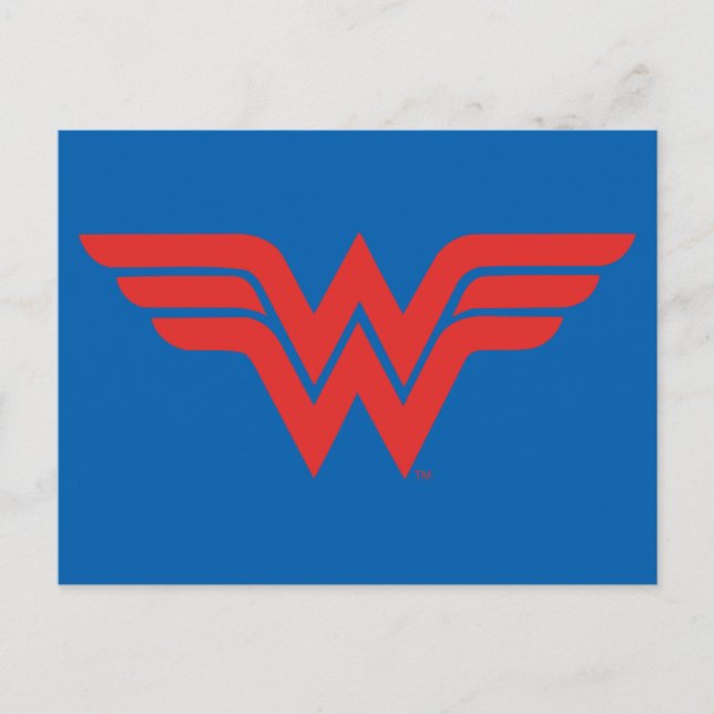 Postal Logo de Red Wonder Woman (Anverso)