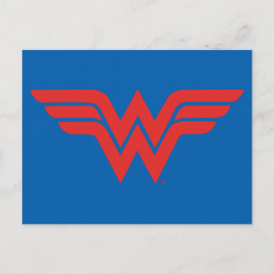 Postal Logo de Red Wonder Woman