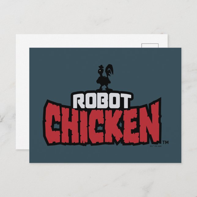 Postal Logo de Robot Chicken (Anverso / Reverso)