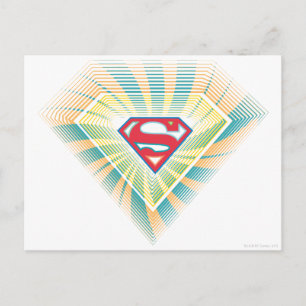 Postal Logo de Supergirl Groovy