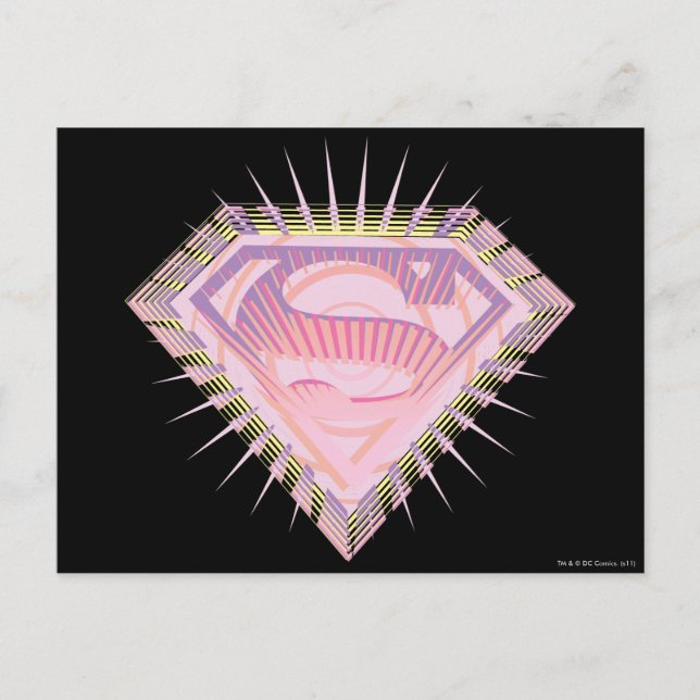 Postal Logo de Supergirl Rad (Anverso)