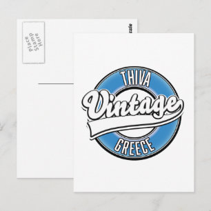 Postal Logo de Thiva Grecia