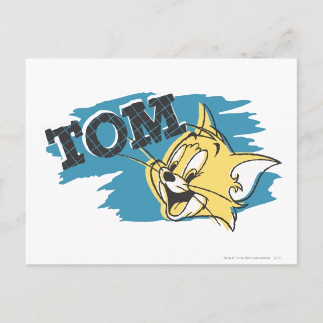 Postal Logo de Tom Blue y Yellow (Anverso)