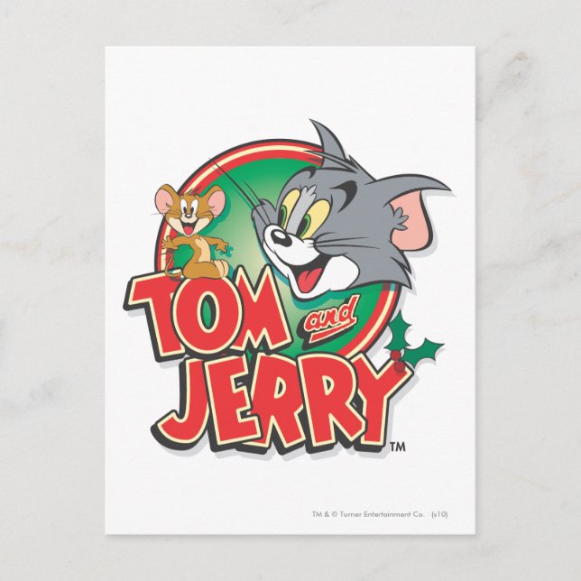 Postal Logo de Tom y Jerry Classic (Anverso)