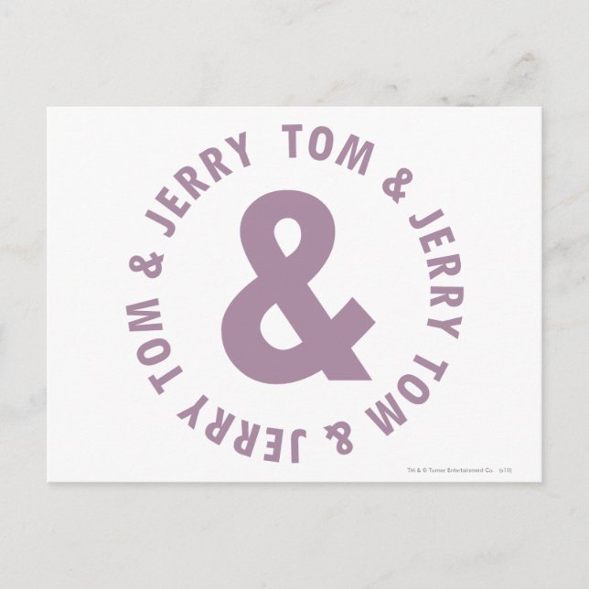 Postal Logo de Tom y Jerry Round 10 (Anverso)