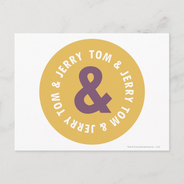 Postal Logo de Tom y Jerry Round 3 (Anverso)