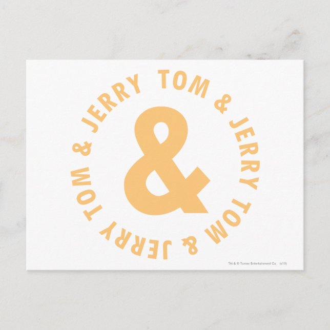 Postal Logo de Tom y Jerry Round 6 (Anverso)