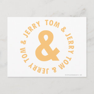 Postal Logo de Tom y Jerry Round 6