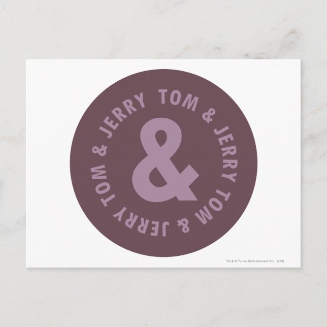 Postal Logo de Tom y Jerry Round 9 (Anverso)