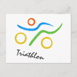 Postal Logo de Triathlon