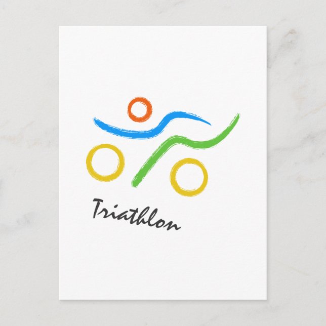 Postal Logo de Triathlon (Anverso)