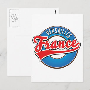 Postal Logo de Versailles France