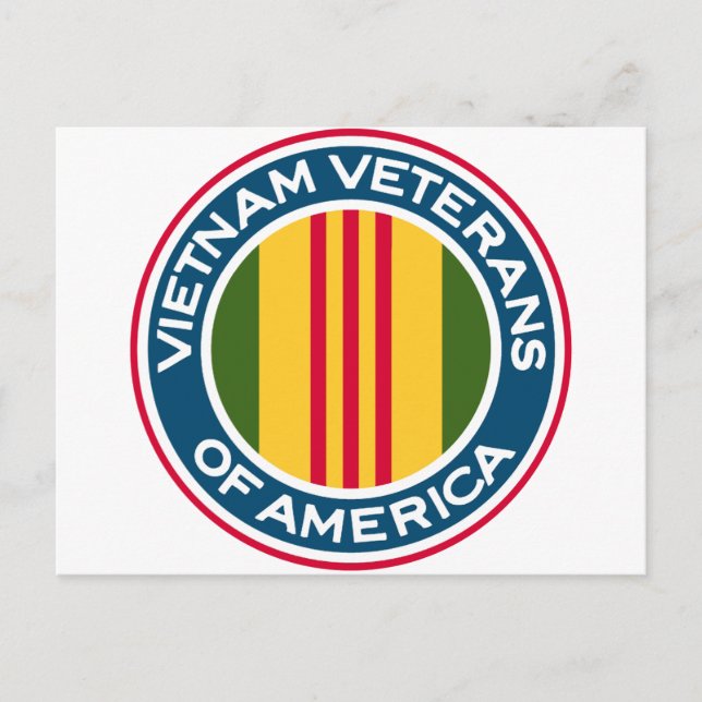 Postal Logo de Veteranos de Vietnam de América (Anverso)