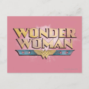 Postal Logo de Wonder Woman Pencil