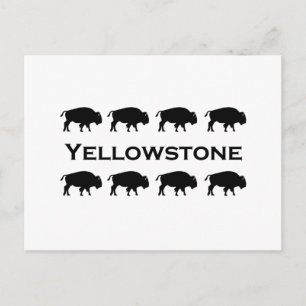 Postal Logo de Yellowstone Bison