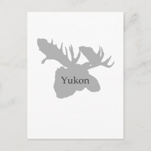 Postal Logo de Yukon Canada (alce)