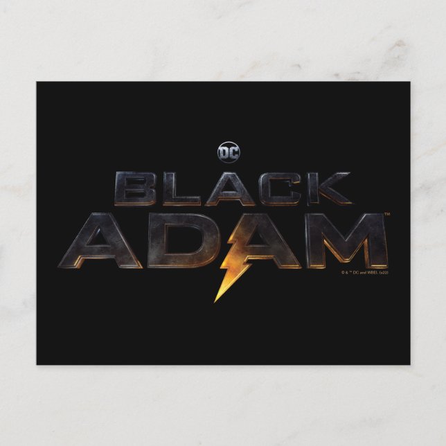 Postal Logo del Black Adam (Anverso)