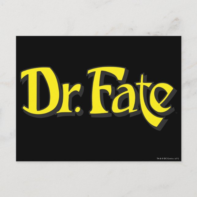 Postal Logo del Dr. Fate (Anverso)