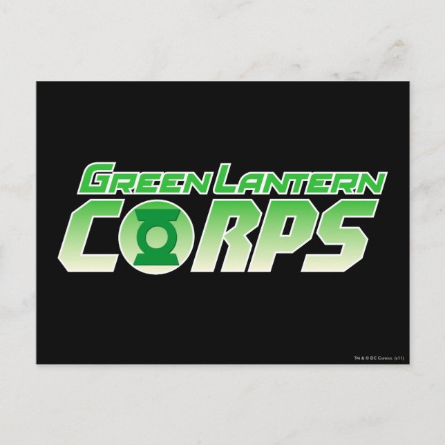 Postal Logo del Green Lantern Corps 2 (Anverso)