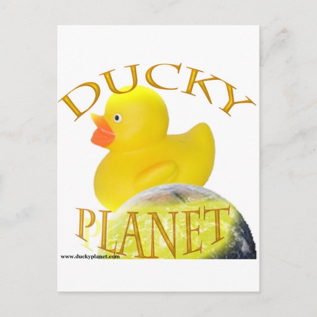 Postal Logo del Planeta Ducky (Anverso)