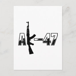 Postal Logo del Rifle de asalto AK-47 AKM