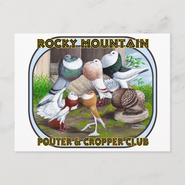 Postal Logo del Rocky Mountain Club (Anverso)