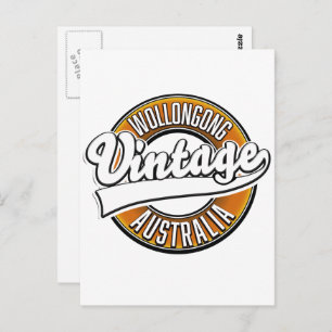 Postal Logo estilo cosecha de Wollongong australia.