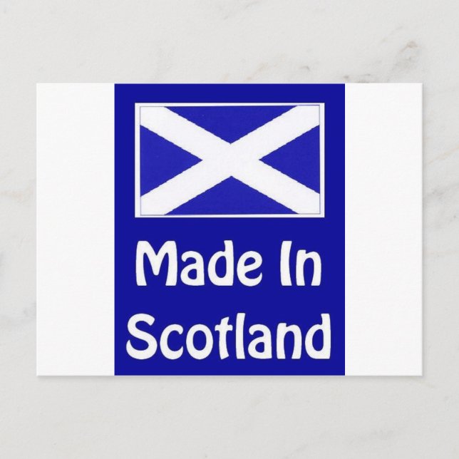 Postal Logo Hecho En Escocia (Anverso)