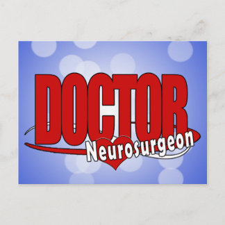 Postal LOGO MÉDICA BIG Neurocirujano ROJO