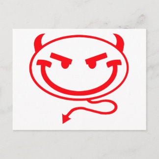 Postal Logo rojo de Little Meanses