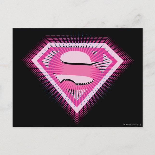 Postal Logo rosa superchica (Anverso)