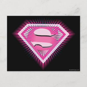 Postal Logo rosa superchica