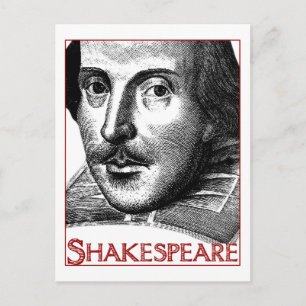 Postal Logo simple de Shakespeare